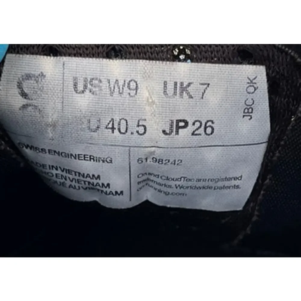 Womens On Cloudmonster Running Cushioned Shoes Nimbus Hay Size 9 - Picture 6 of 6